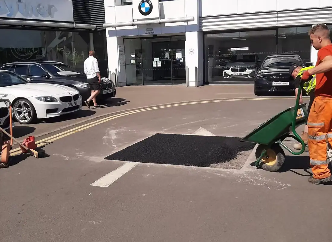 Pothole Repairs project finished by our team